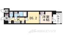 ベラジオ西大路五条間取り図面