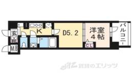 ベラジオ西大路五条間取り図面