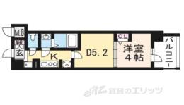 ベラジオ西大路五条間取り図面