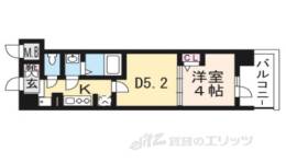 ベラジオ西大路五条間取り図面