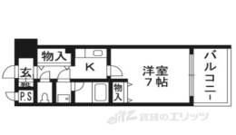 ライオンズマンション四条堀川間取り図面