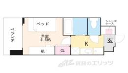 キャンパスヴィレッジ京都伏見間取り図面