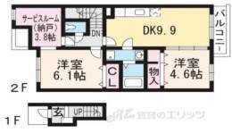 アドウェル弐番館間取り図面