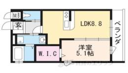 クレスト烏丸松原間取り図面