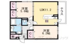 アレーズ久津川間取り図面