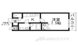 フジパレスタカシロ１番館間取り図面