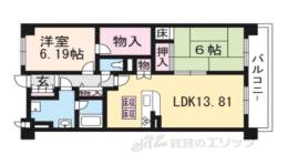 アウルコート大路間取り図面