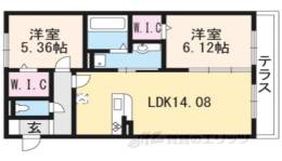 ラヴィベル栗東間取り図面