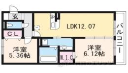 ラヴィベル栗東間取り図面