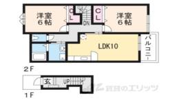 グランラシーヌ１間取り図面