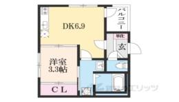 ハーモニーテラス東野狐藪町２間取り図面