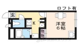 レオパレス奈良大宮間取り図面