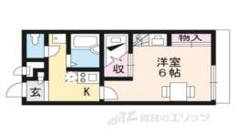 レオパレス萩ケ丘間取り図面