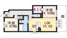 フレスコ西扇間取り図面