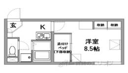 レオパレスルイソウ間取り図面