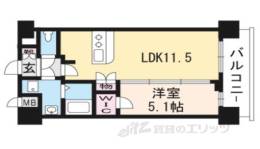 クリスタルグランツ京都西大路間取り図面