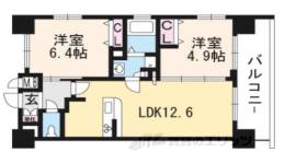 クリスタルグランツ京都西大路間取り図面
