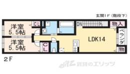 ベルリード等持院間取り図面