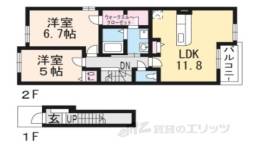 ウッディオアシス１間取り図面