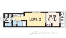 アドバンス京都北大路レフィナード間取り図面