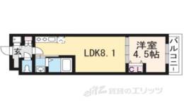 アドバンス京都北大路レフィナード間取り図面