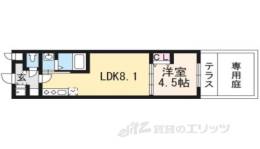 アドバンス京都北大路レフィナード間取り図面