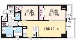 ルッソ烏丸五条間取り図面