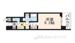 ベラジオ西大路五条間取り図面