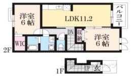 リバーサイド ローレル間取り図面