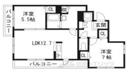 シルクメゾン弾正町間取り図面