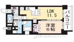 リーガル京都堀川中立売間取り図面