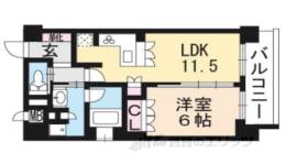 リーガル京都堀川中立売間取り図面