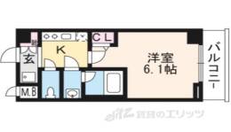 エステムコート京都西院間取り図面
