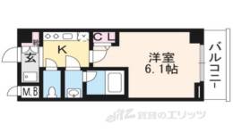 エステムコート京都西院間取り図面