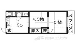 弥栄マンション１間取り図面