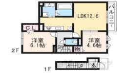 カーサフェリーチェ２間取り図面