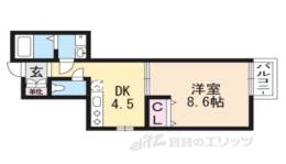 アールグランツ一乗寺間取り図面