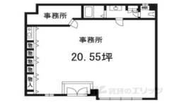 エスリード修学院104(テナント）間取り図面