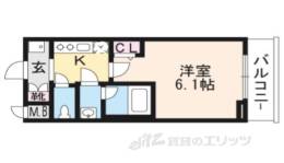 エステムコート京都西院間取り図面