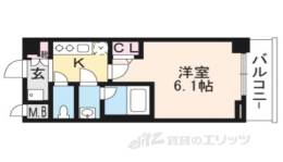 エステムコート京都西院間取り図面