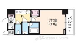 エステムコート京都西院間取り図面