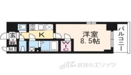 エスプレイス京都RAKUNAN間取り図面