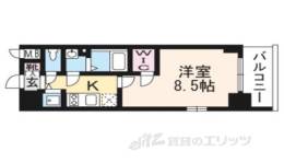 エスプレイス京都RAKUNAN間取り図面