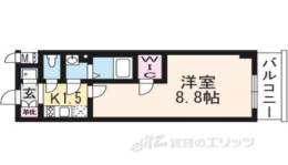 エスプレイス京都RAKUNAN間取り図面