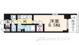 エスプレイス京都RAKUNAN間取り図面