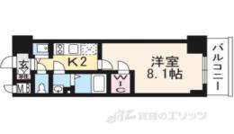 エスプレイス京都RAKUNAN間取り図面