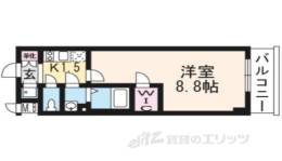 エスプレイス京都RAKUNAN間取り図面
