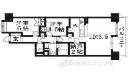 リソシエ西洞院センシア間取り図面