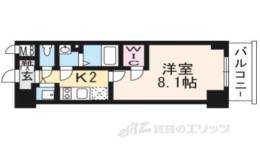 エスプレイス京都RAKUNAN間取り図面