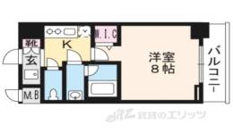 エステムコート京都西院間取り図面